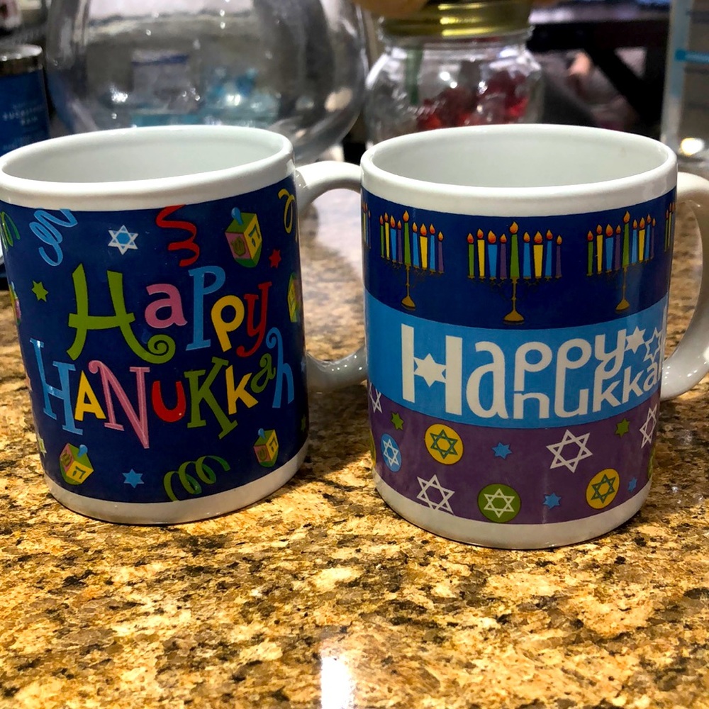 2 - Happy Hanukkah Holiday 8 oz. coffee mug